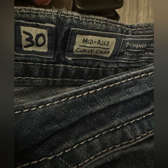 Miss Me Jeans size 30 Curly Crop - Picture 5 of 8